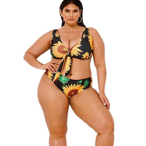 Sunflower Swimsuit – Plus Suggah